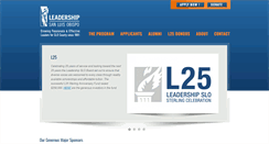 Desktop Screenshot of leadershipslo.org